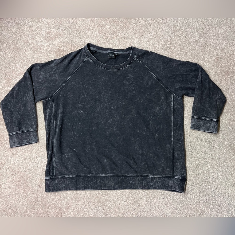 Mono b Oversized Acid Washed Women’s Crewneck